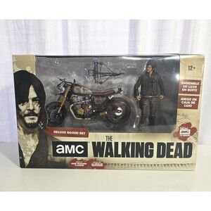 AMC's The Walking Dead McFarlane 5" Deluxe Box Set: Daryl w/ CUSTOM motorcycle!